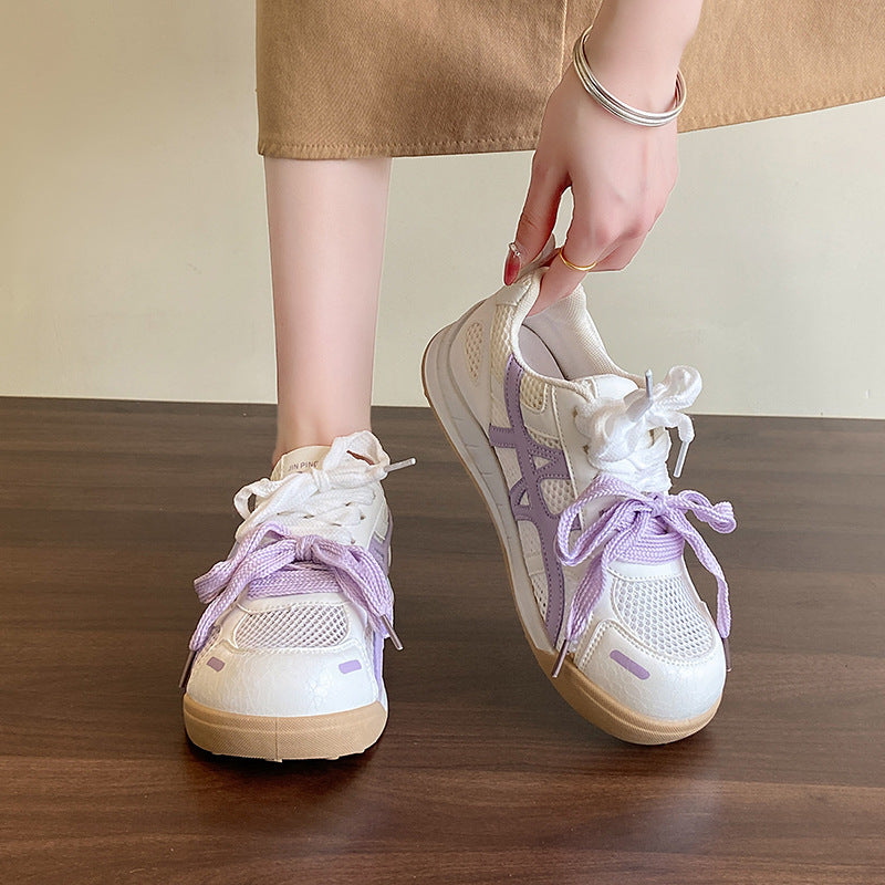 Damen Sportliche Sneaker im trendigen Netzdesign