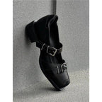 Damen elegante Slingback-Pumps mit dekorativer Schnalle R&B