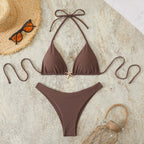 Damen Bikini mit verstellbarem Träger R&B