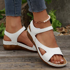 Damen Sandalen mit ergonomischer Sohle und modischem Keilabsatz R&B