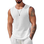 Herren Sportliches Tanktop mit atmungsaktiver Wabenstruktur R&B