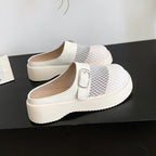 Damen Clogs mit trendigem Schnallen-Design R&B