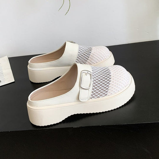 Damen Clogs mit trendigem Schnallen-Design R&B