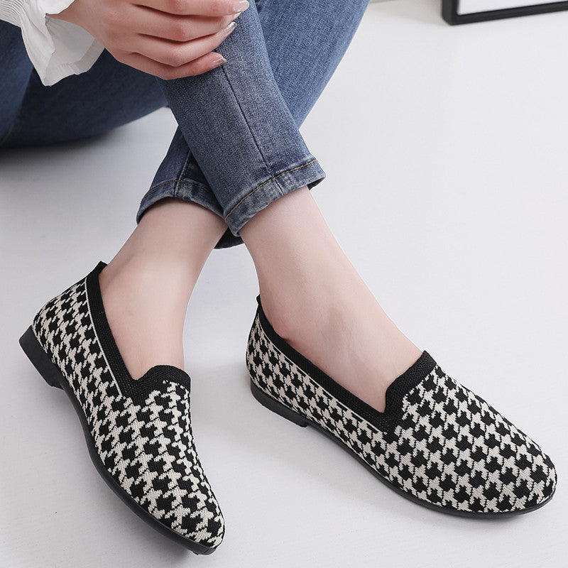 Damen elegante Mokassins mit rutschfester Sohle R&B