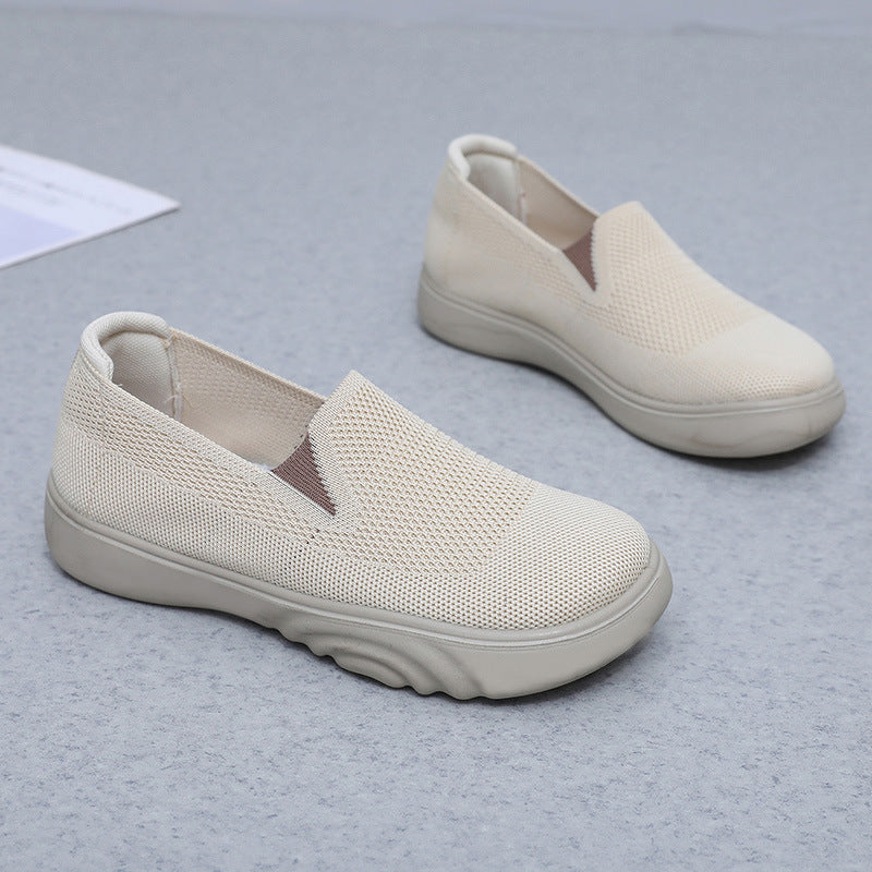 Damen Bequeme und atmungsaktive Slip-On Freizeitschuhe mit flexiblem Obermaterial R&B