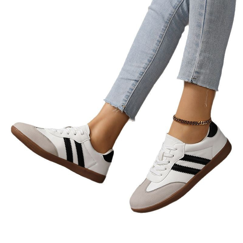 Damen Sportliche Sneakers mit rutschfester Sohle und atmungsaktiver Obermaterialstruktur