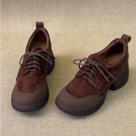 Damen Chunky Sneakers mit markantem Profil und hohem Absatz R&B