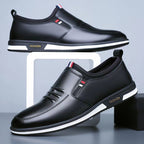 Damen Bequeme Slip-On Leder Sneakers mit modischem Design R&B