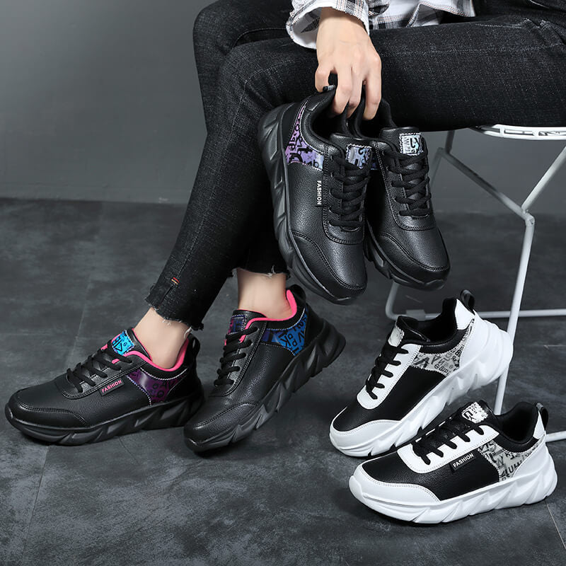 Damen nan urbaner voluminöser Sneaker mit weichem Kunstfellfutter, gepolstertem Einstieg und markanter Profilsohle R&B