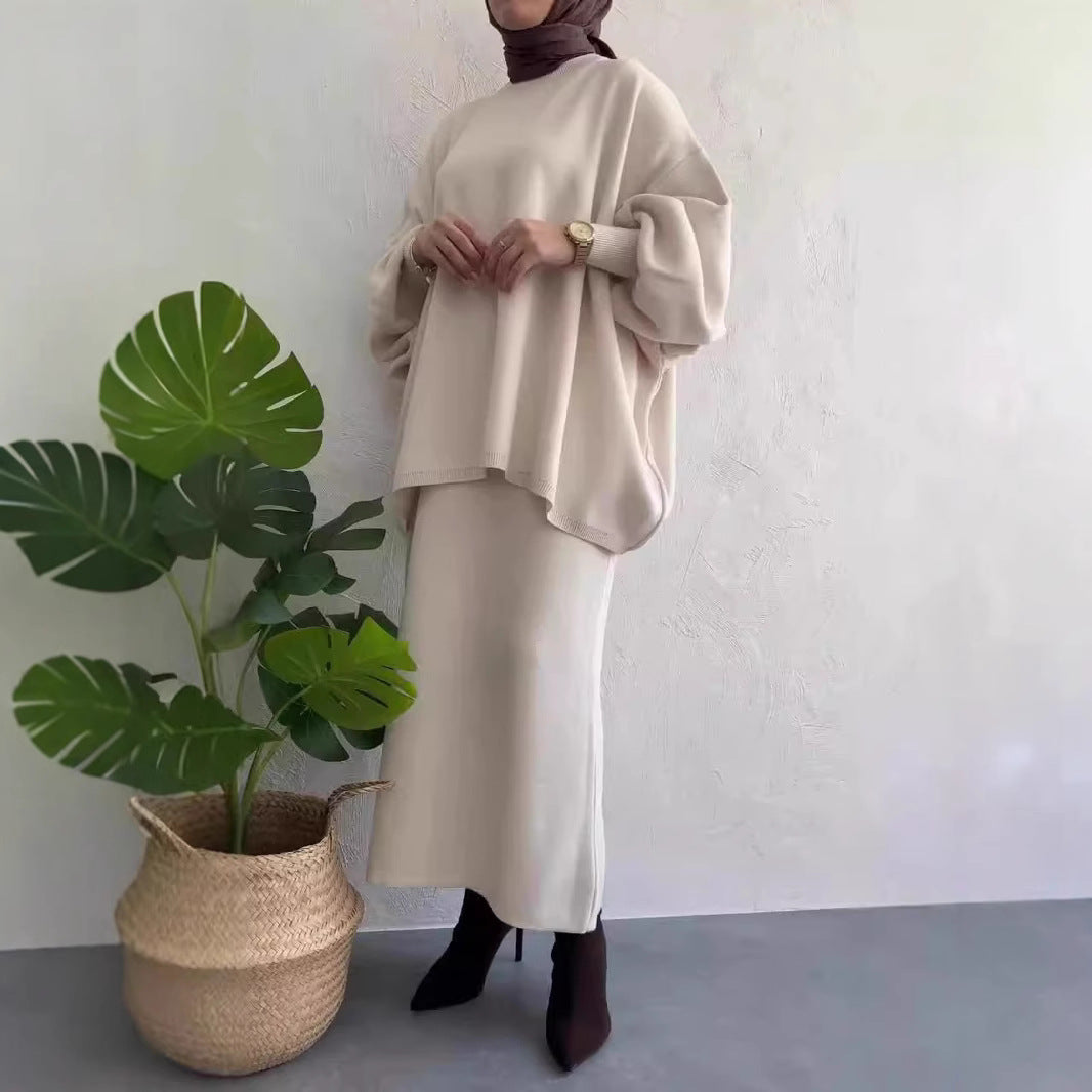 Damen Lässiges Sweat-Set mit weitem Schnitt und bequemen Taschen R&B