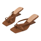 Damen Slingback-Sandalen mit modischen gekreuzten Riemen und komfortabler Sohle R&B