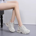 Damen Sportliche Chunky Sneakers mit atmungsaktiver Mesh-Oberfläche und gepolsterter Sohle