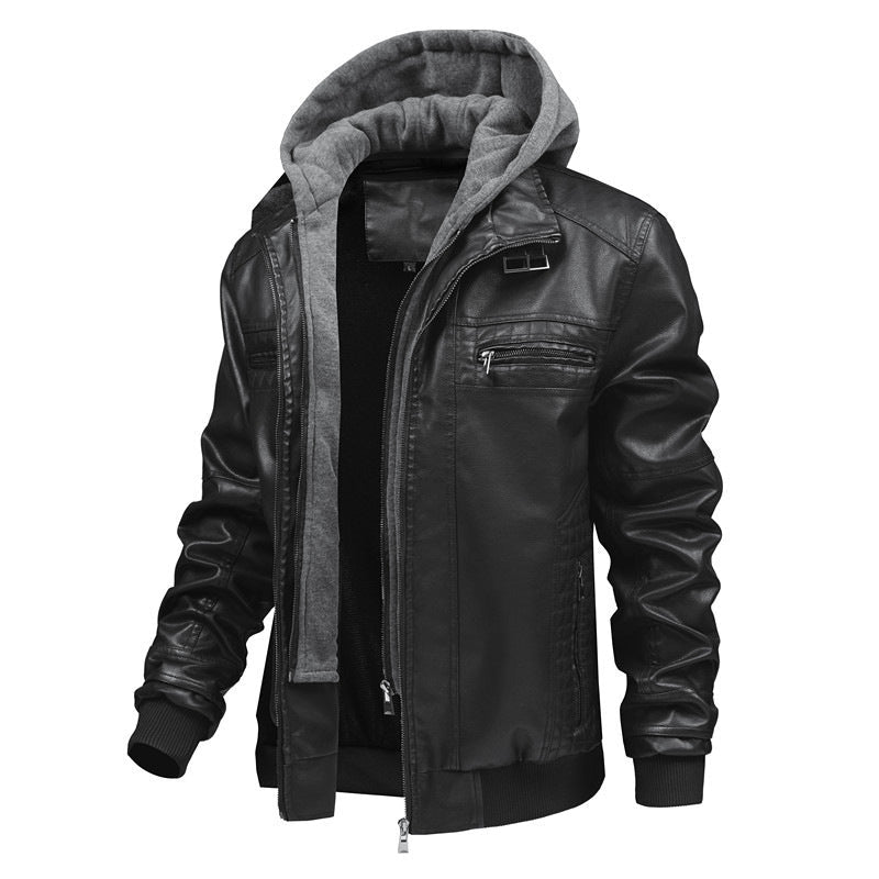 Herren jacke mit abnehmbarem Kapuzen-Innenfutter R&B