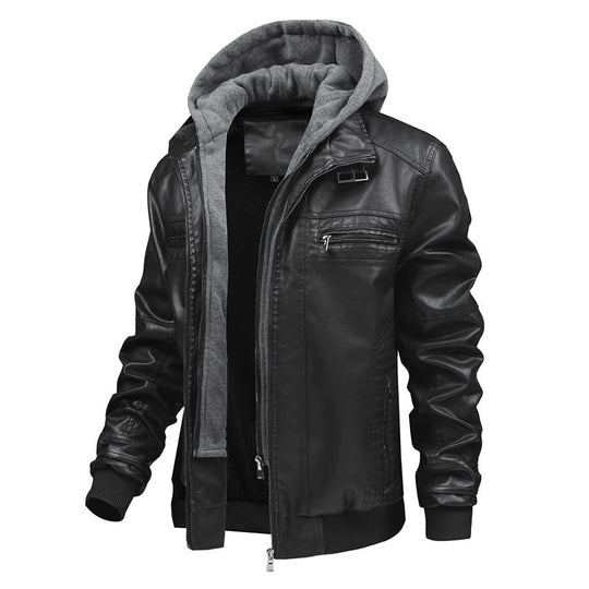 Herren jacke mit abnehmbarem Kapuzen-Innenfutter R&B