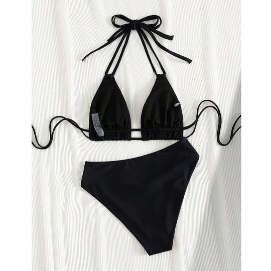 Damen Triangel-Bikini mit verstellbaren Trägern und modischem Schnitt R&B