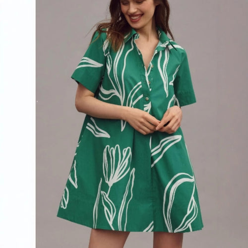 Damen Blusenkleid im entspannenden A-Linien-Schnitt R&B