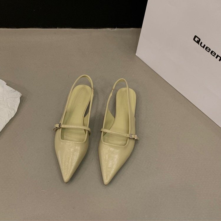 Damen Slingback Pumps mit eleganten Spitzen und zarten Riemchen R&B