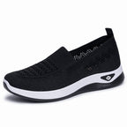 Damen Leichte Komfort-Sneaker mit atmungsaktiver Strickoberfläche