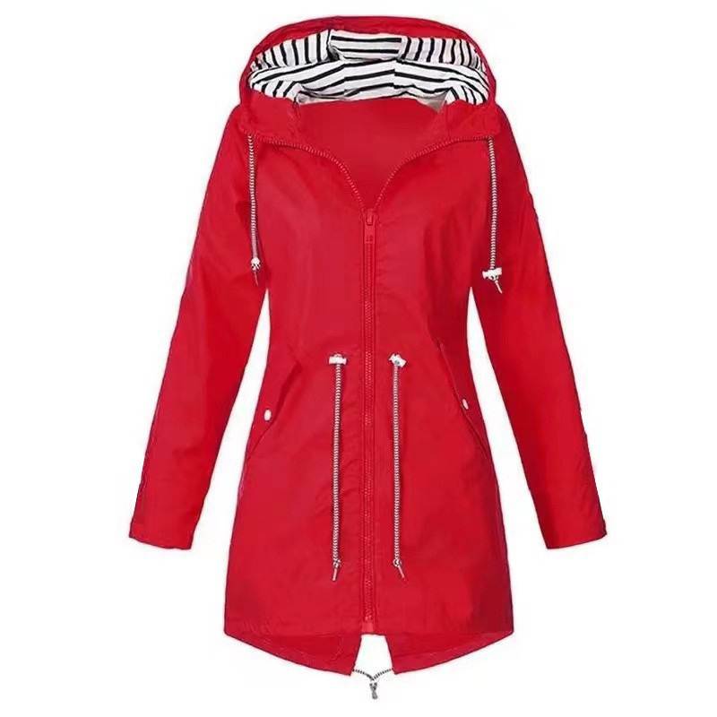 R&B | Kapuze Winddichte Regenjacke Langarm
