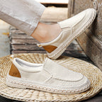 Damen Bequeme Slip-On Espadrilles mit elastischem Obermaterial und ökologischer Sohle R&B