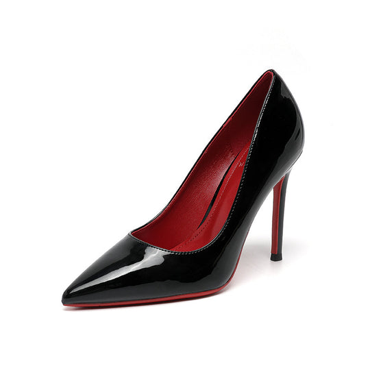 Damen Elegante spitze High Heels mit glänzender Oberfläche und komfortabler Innenpolsterung R&B