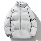 Damen wattierte Überjacke mit hohem Kragen und weichem Innenfutter