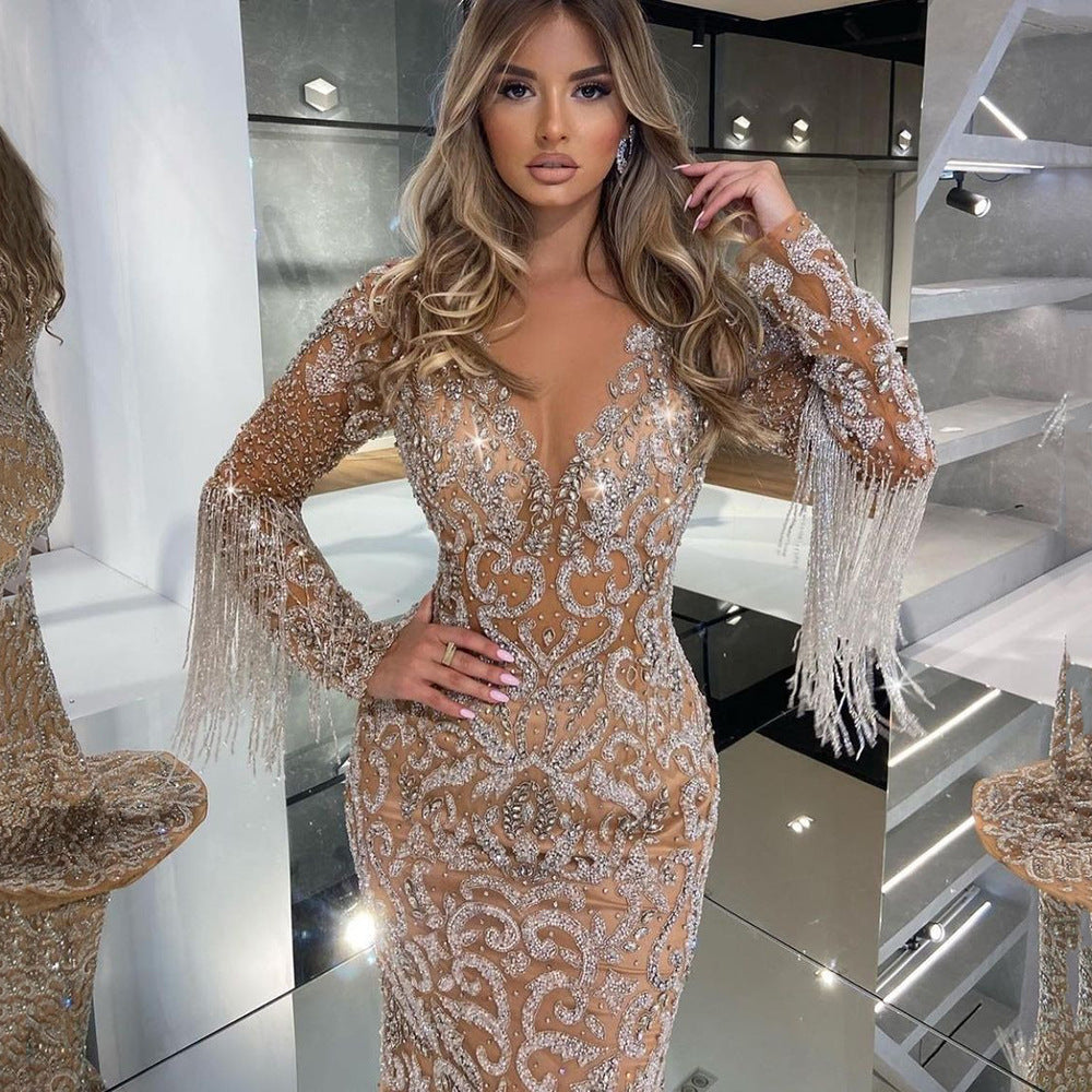 R&B | Elegante Sexy Fließende Lange Rock Kleid