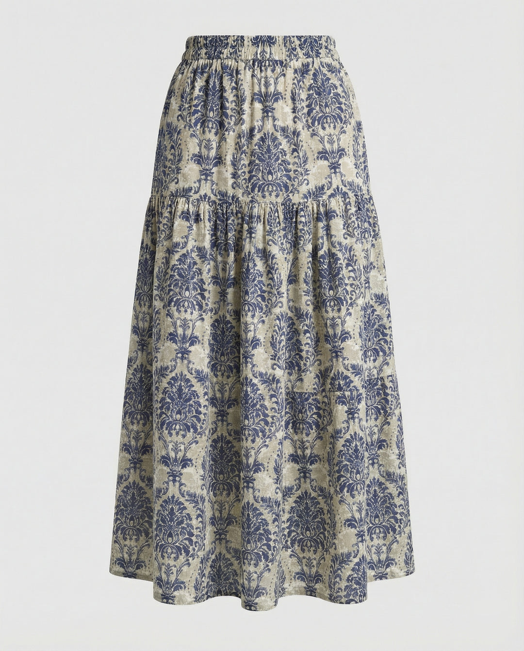 Damen Maxirock mit Print Freizeit