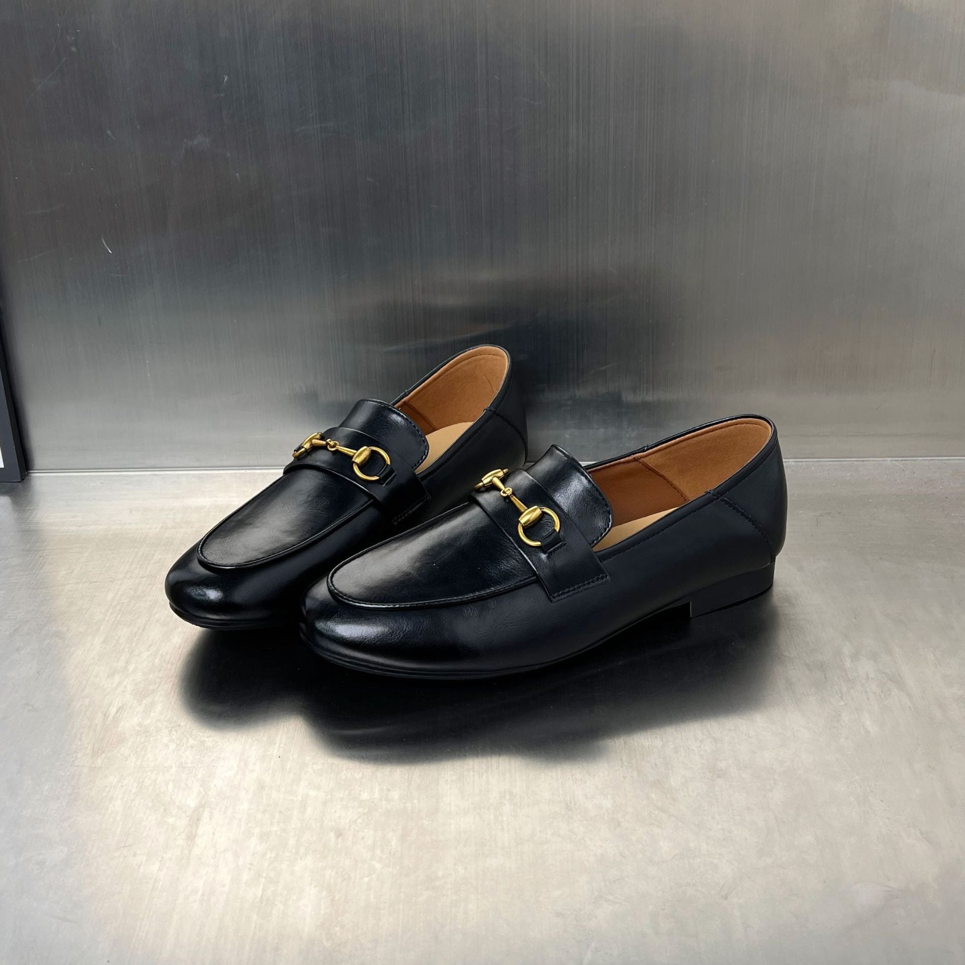 Damen Mokassins mit elegantem Schnallenverschluss und bequemer Innensohle R&B