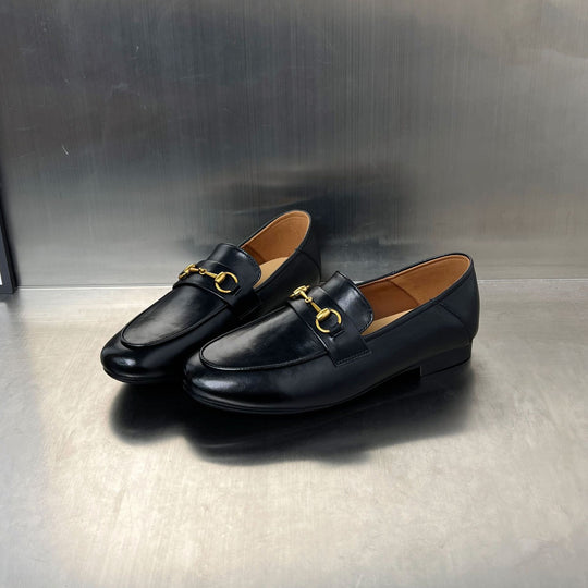 Damen Mokassins mit elegantem Schnallenverschluss und bequemer Innensohle R&B