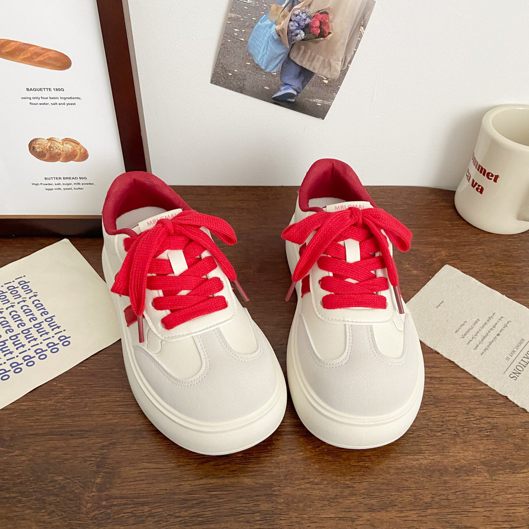 Damen Plateau-Laufsneaker mit verspielten Applikationen und atmungsaktiver Sohle R&B