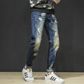 Herren lässige Jeans mit modischen Destroyed-Elementen R&B