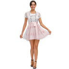 Damen Trachtenkleid mit elegantem Spitzenoberteil und verspieltem Rock R&B