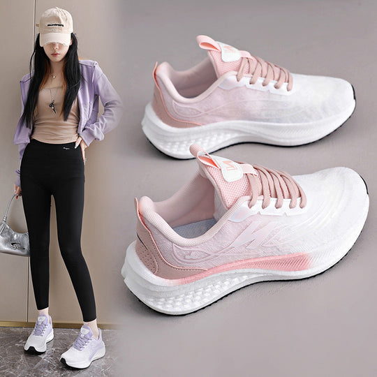 Damen Sportliche Laufschuhe mit atmungsaktiver Mesh-Oberfläche und dämpfendem Fußbett R&B