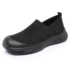 Damen Bequeme Slip-On Sneakers mit rutschfester Sohle und atmungsaktivem Obermaterial R&B