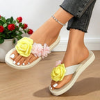 Damen Komfortable Zehentrenner Sandalen R&B