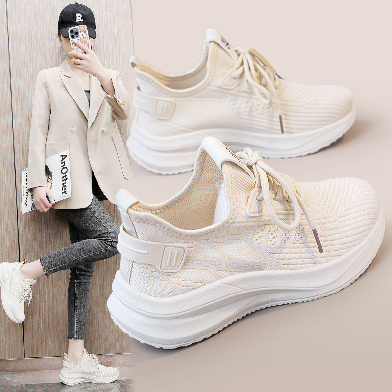 Damen Sportliche Sneakers mit atmungsaktiver Obermaterialstruktur und flexibel dämpfender Sohle R&B