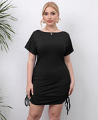 Damen figurbetontes Minikleid mit verstellbaren Seiten R&B