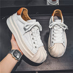 Damen Schnür-Sneaker mit luxuriösem Leder und markantem Design R&B