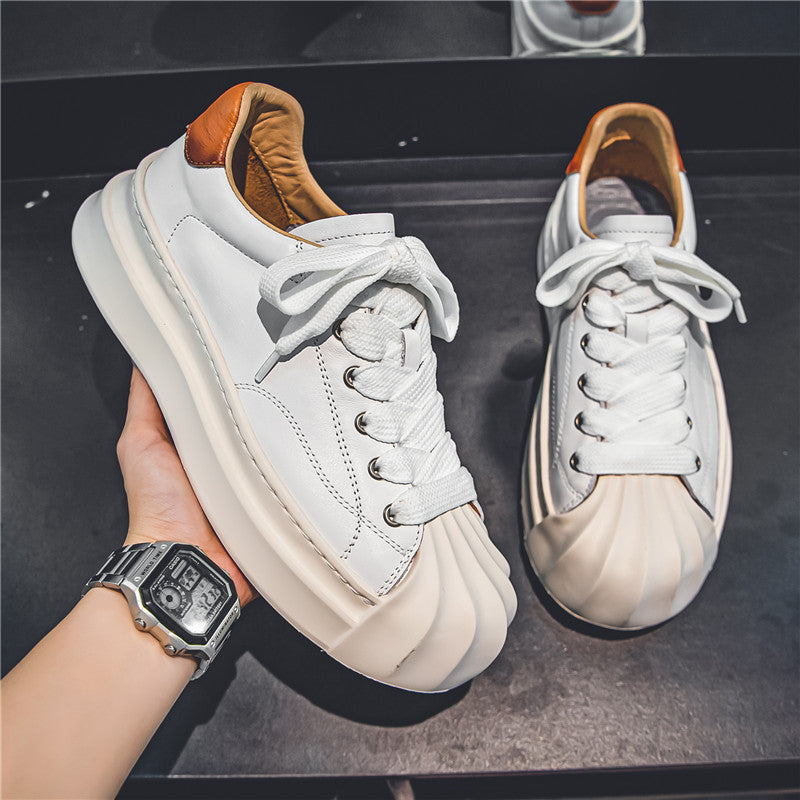 Damen Schnür-Sneaker mit luxuriösem Leder und markantem Design R&B
