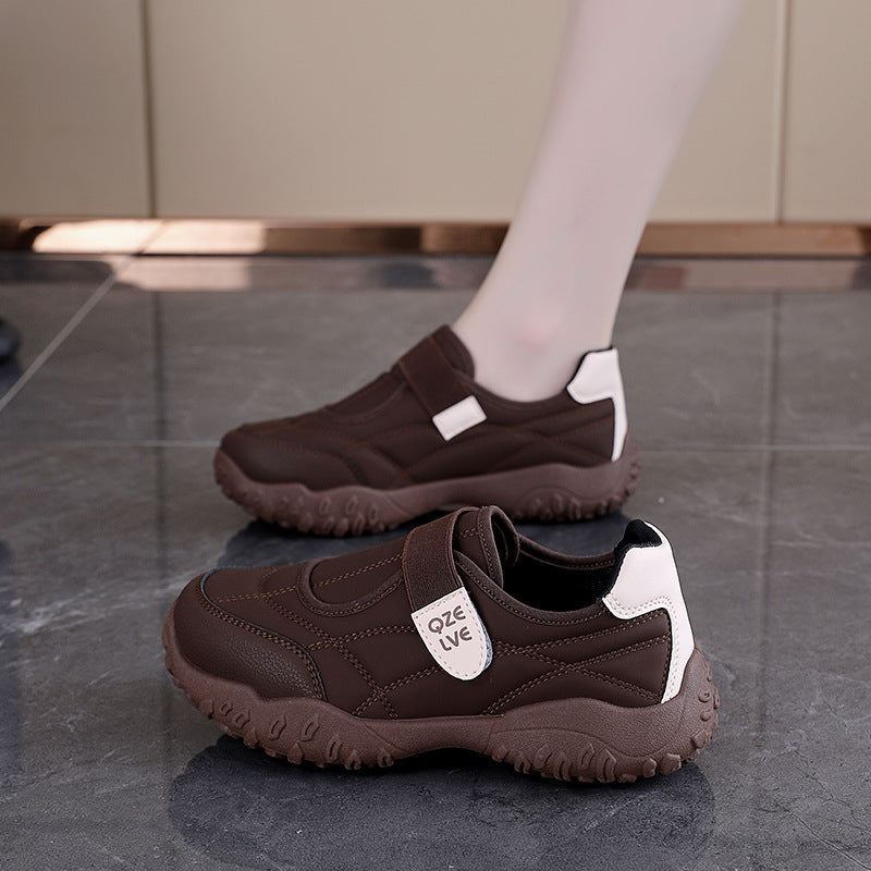 Damen Sportliche Sneakers mit rutschfestem Design und elastischem Verschlusssystem R&B