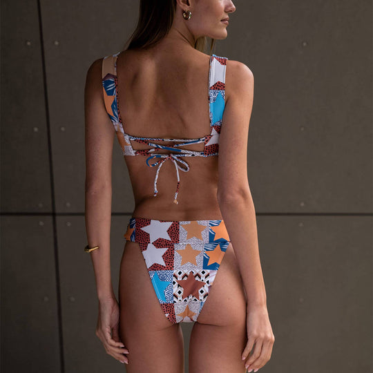 Damen Bikini mit modischem Design und innovativen Trageoptionen R&B