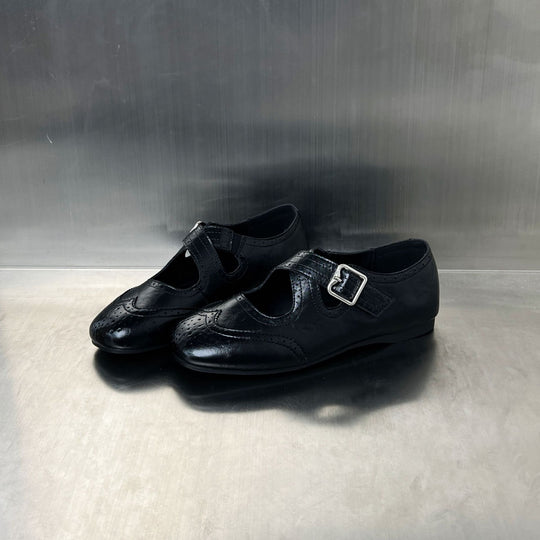 Damen elegante Ballerinas mit modischer Schnallenverzierung und atmungsaktivem Innenfutter R&B
