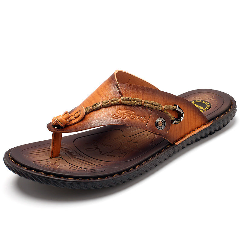 Herren Sportliche und strapazierfähige Zehentrenner-Sandalen mit rutschfester Sohle R&B