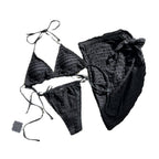 Damen Triangel-Bikini mit Wickelrock R&B