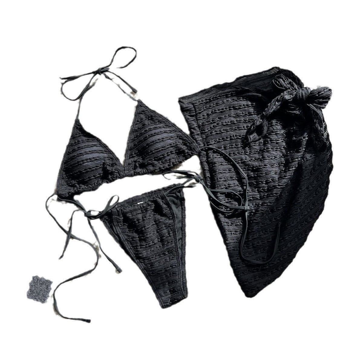 Damen Triangel-Bikini mit Wickelrock R&B
