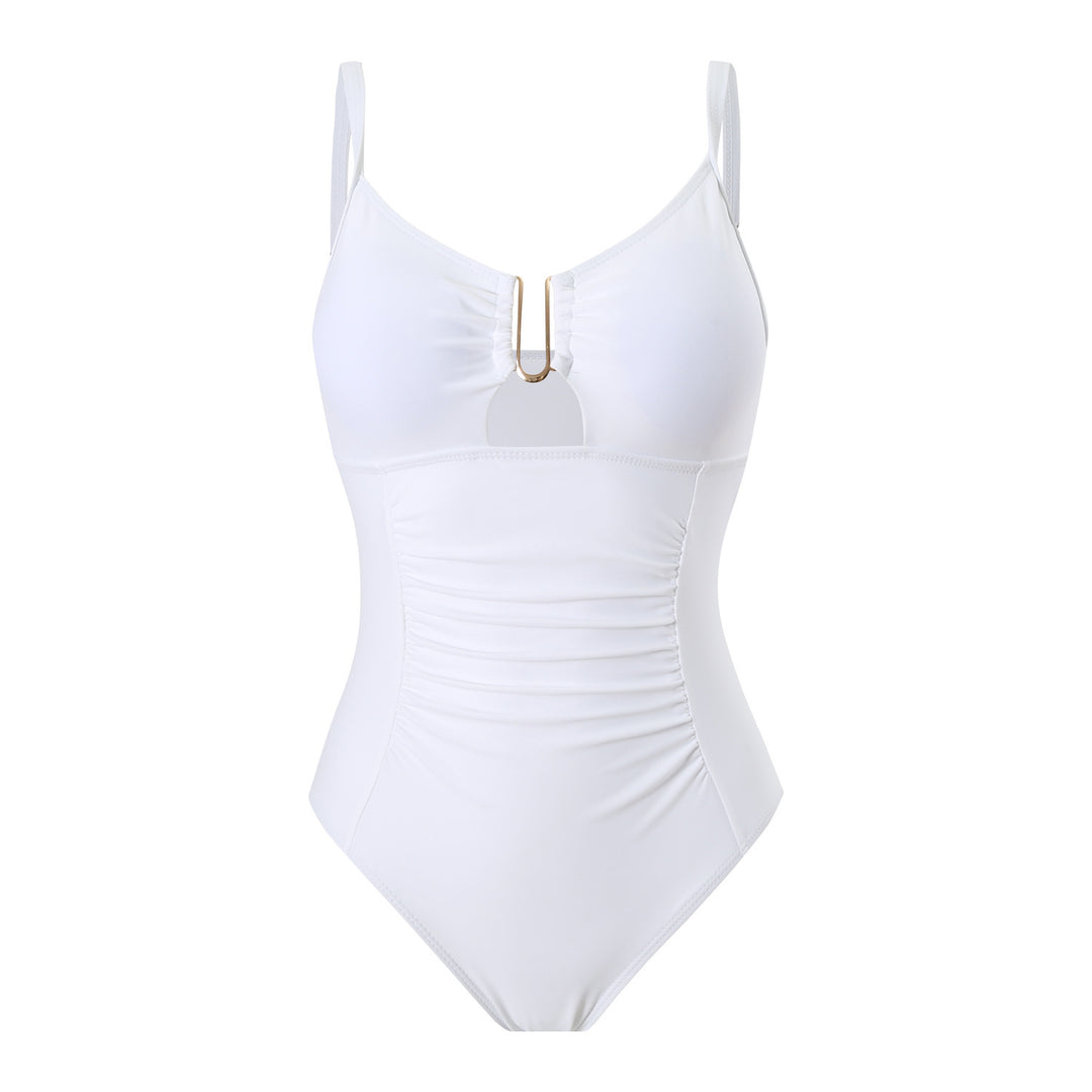 Damen Schwimmanzug mit Raffungen und elegantem Dekor R&B