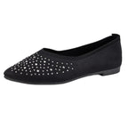 Damen Ballerinas mit dezenten Strassakzenten R&B