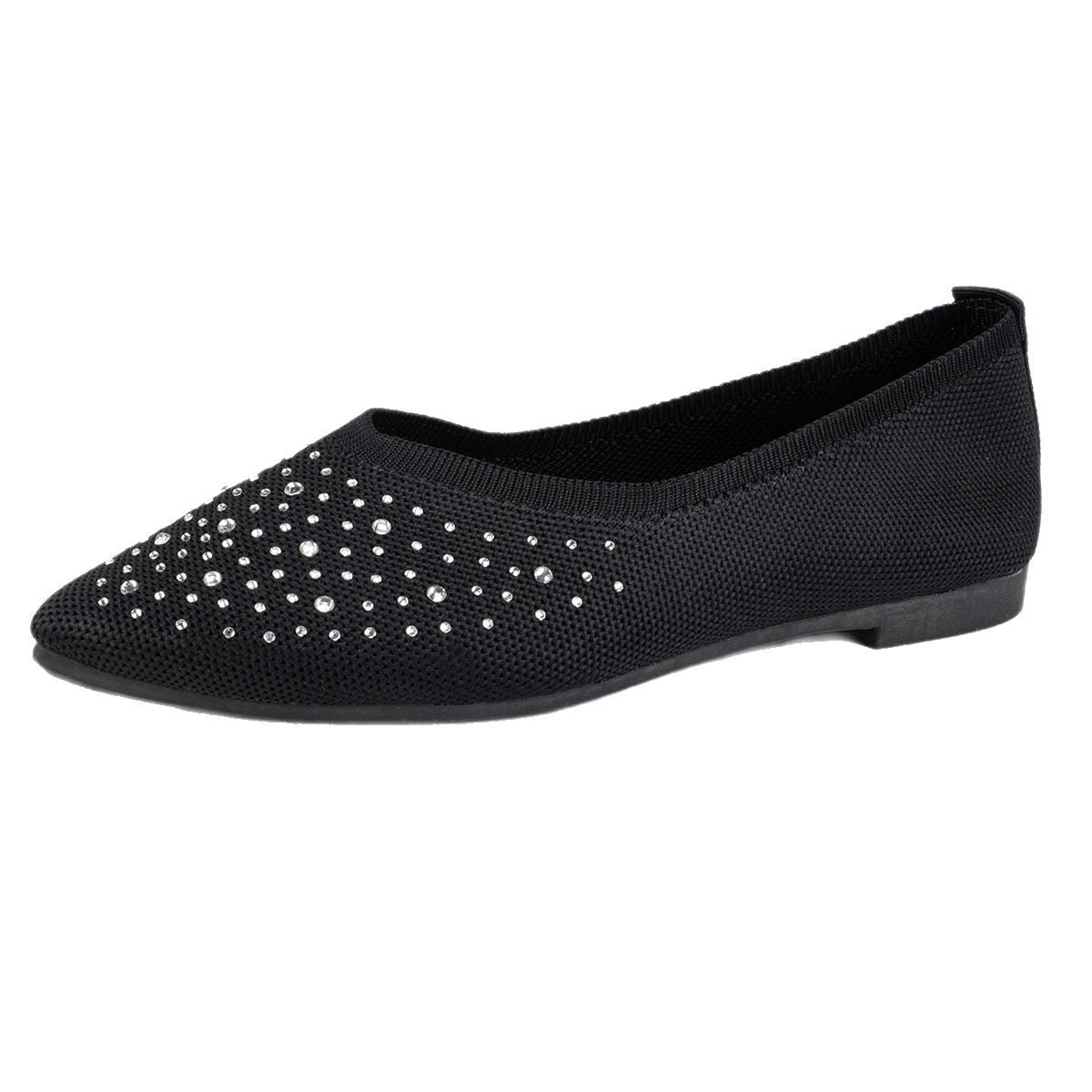 Damen Ballerinas mit dezenten Strassakzenten R&B