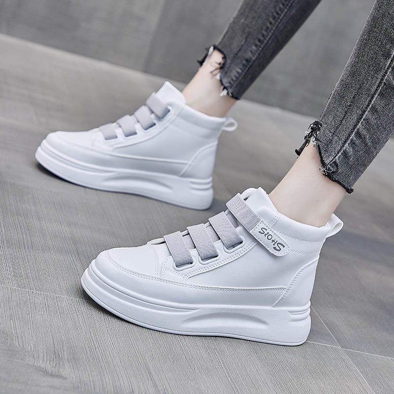 Damen High-Top Sneaker mit leichtem Design und verstellbaren Riemen